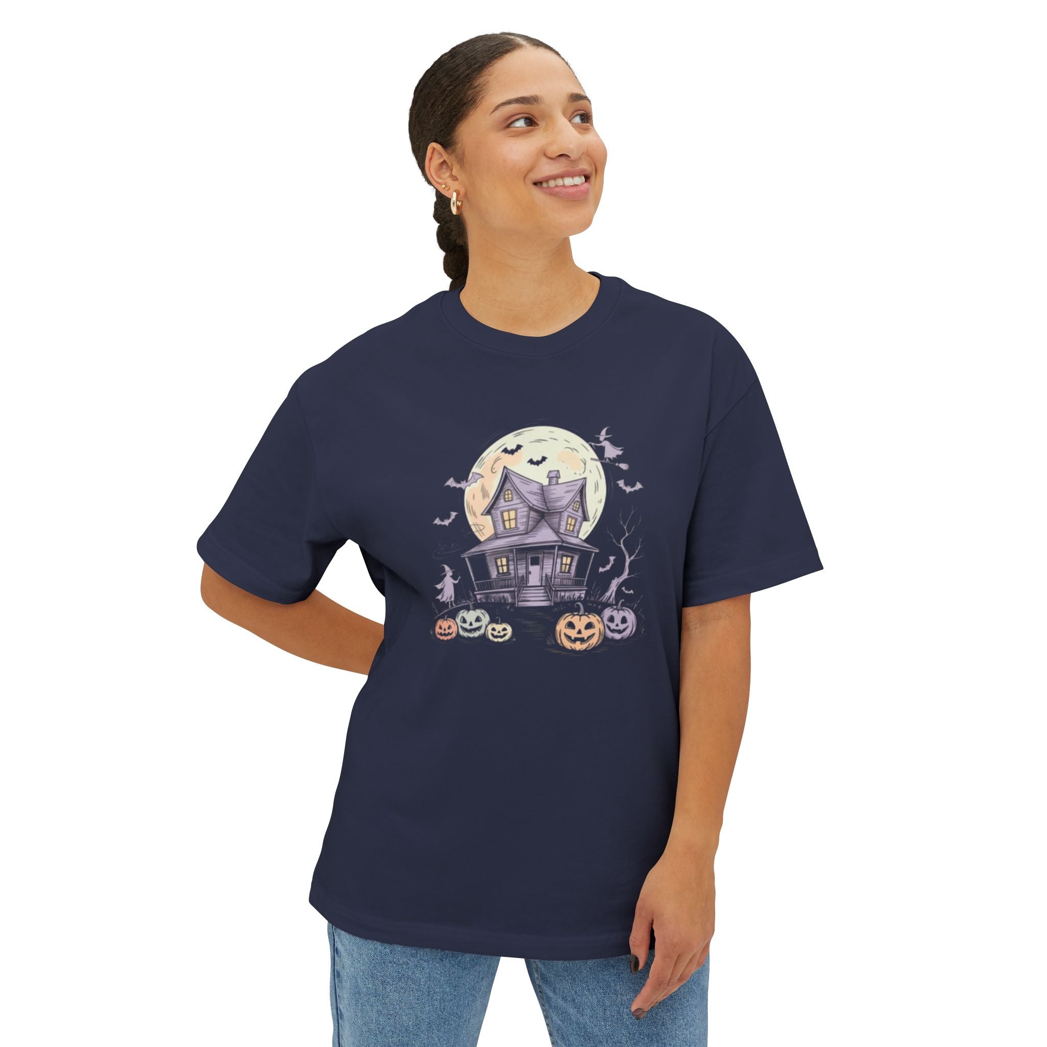 Trennix Halloween Oversized Boxy Tee